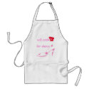 Spoiled High Heel Shoe Lover Cooks for Shoes-pink apron