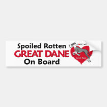 Spoiled Rotten Mantle Dane UC bumper stickers