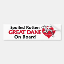 Spoiled Rotten MerleB Dane UC bumper stickers