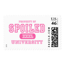 Spoiled University postage by universityshirts Spoiled University postage