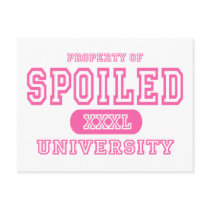 Spoiled University postcards by universityshirts Spoiled University postcards
