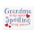 Spoiling Grandma postcards