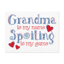 Spoiling Grandma postcards by pinkinkart Spoiling Grandma postcards