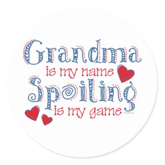 Spoiling Grandma sticker