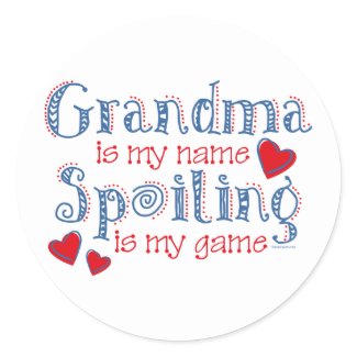 Spoiling Grandma sticker