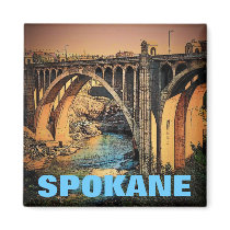 Spokane (Bridge) Magnet