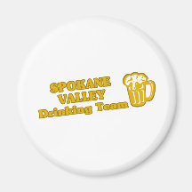Spokane Drinking Team tee shirts Refrigerator Magnet