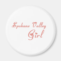 Spokane Girl tee shirts Refrigerator Magnet