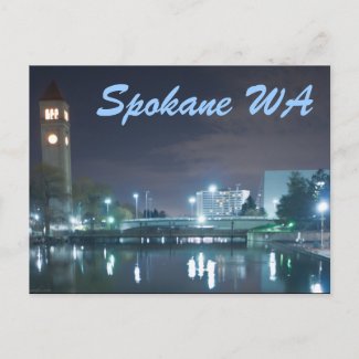 SPOKANE WA postcard