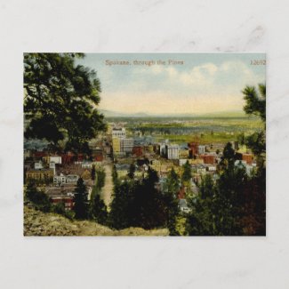 Spokane, Washington Vintage zazzle_postcard