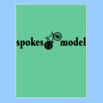 Spokes Model with Bicycle postcards