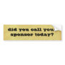 sponsorship bumper stickers