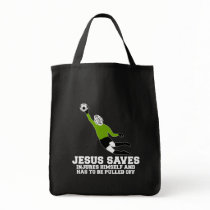 Spoof atheist Jesus saves bags by Thealiensarecoming Spoof atheist Jesus saves bags