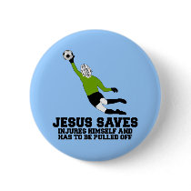 Spoof atheist Jesus saves buttons by Thealiensarecoming Spoof atheist Jesus saves buttons