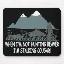 Spoof cougar hunter mousepads