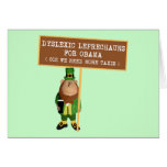 Spoof dyslexic anti Obama Cards