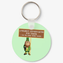 Spoof dyslexic anti Obama keychains