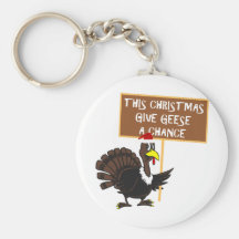 Spoof give peace a chance keychains