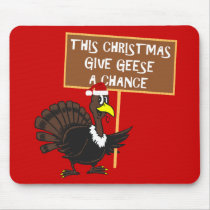 Spoof give peace a chance mousemat