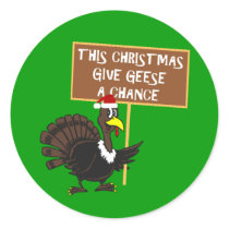 Spoof give peace a chance stickers