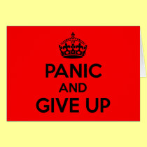Spoof keep calm and carry on cards