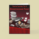 Spooktacular Feast Invitation Card by mariannegilliand Spooktacular Feast Invitation Card