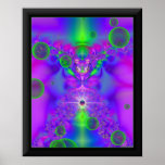 Spooky Alien Worlds Fractal Halloween Print