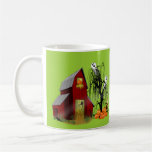 Spooky Barn Halloween Mug