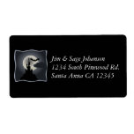 Spooky Castle, Haunted House Shipping Labels
