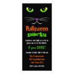 Spooky Cat Face Halloween Invitation