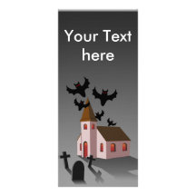 Spooky Church, rack card