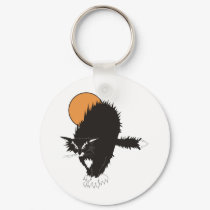 Spooky Classic Cat keychains