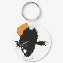 Spooky Classic Cat keychains