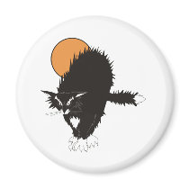 Spooky Classic Cat magnets