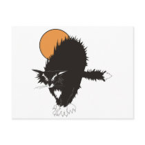 Spooky Classic Cat postcards