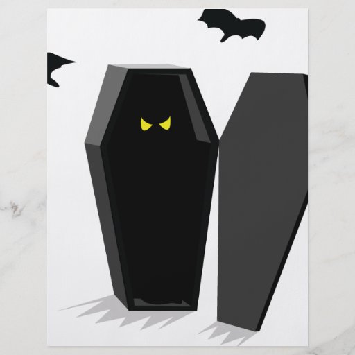Spooky Coffin Flyers