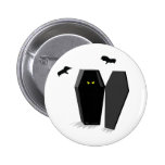 Spooky Coffin Pinback Buttons