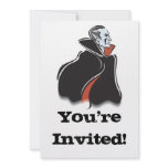 spooky dracula vampire personalized announcements