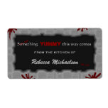Spooky Eyes in the Dark Halloween Baking Labels