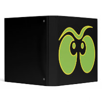 spooky eyes in the dark notebook binders