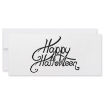 Spooky Festive Happy Halloween rack cards