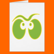 spooky ghost eyes cards