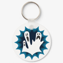 Spooky Ghosts Keychain