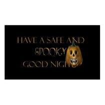 Spooky Good Night business cards by Guiltypleasures Spooky Good Night business cards