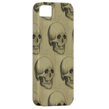 Spooky Gothic Skulls Pattern Halloween iPhone 5 Cover