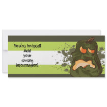spooky green pumpkin halloween party invitation by doonidesigns spooky green pumpkin halloween party invitation