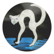 Spooky Halloween Cat stickers by eelkat Spooky Halloween Cat stickers
