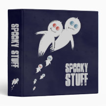 Spooky Halloween Ghost Binder Binder