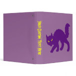 Spooky Halloween Kitty Cat binders