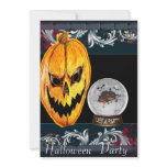 spooky halloween party invitation